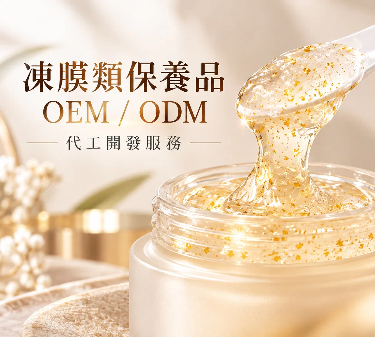 【凍膜類保養品 OEM / ODM 代工開發服務】